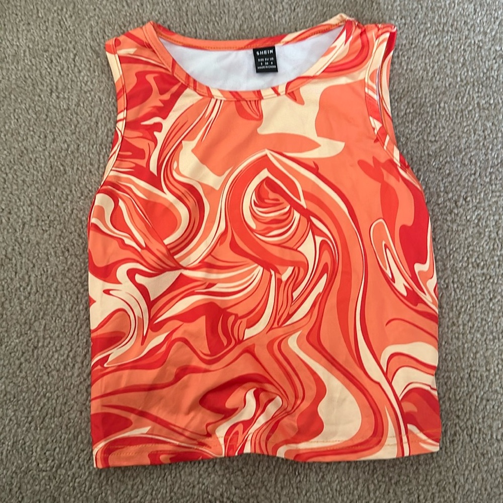 SHEIN cropped tank top